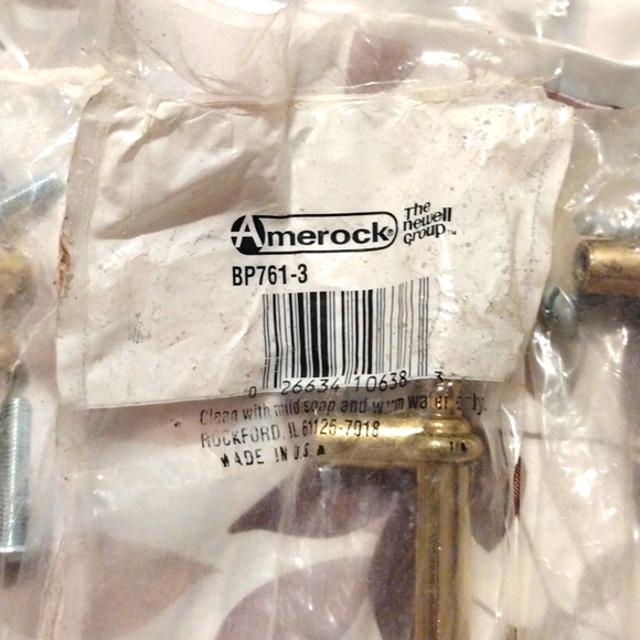 AMEROCK (6)Polished Brass Furniture Pulls Item#BP761-3 New in OriginalPackaging - Picture 5 of 7